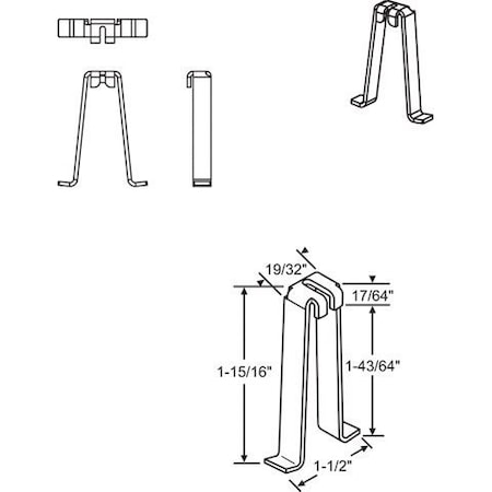 Strybuc Pivot Lock Shoe Adapter 88-508
